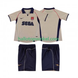 Arsenal Voetbalshirt 2001 2002 Retro Kleuters/Kids Uit Tenue Korte Mouw