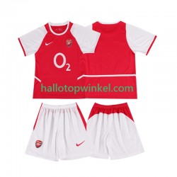 Arsenal Voetbalshirt 2002 2003 Retro Kleuters/Kids Thuis Tenue Korte Mouw