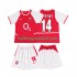 Arsenal Voetbalshirt Thierry Henry 14 2002 2003 Retro Kleuters/Kids Thuis Tenue Korte Mouw