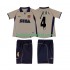 Arsenal Voetbalshirt VIEIRA 4 2001 2002 Retro Kleuters/Kids Uit Tenue Korte Mouw