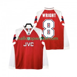 Arsenal Voetbalshirt WRIGHT 8 192 Retro Heren Thuis Tenue 1994 Lange Mouw