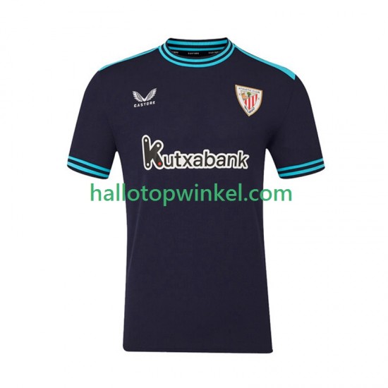 Athletic Bilbao Voetbalshirt Heren Uit Tenue 2025-2026 Korte Mouw