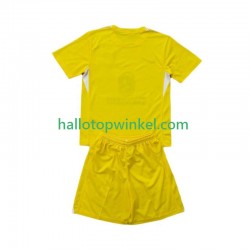 Atlético Madrid Voetbalshirt Doelman Kleuters/Kids Thuis Tenue 2025-2026 Korte Mouw