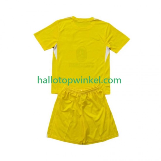 Atlético Madrid Voetbalshirt Doelman Kleuters/Kids Thuis Tenue 2025-2026 Korte Mouw