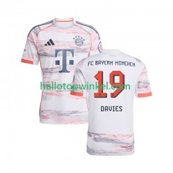 FC Bayern München Voetbalshirt Alphonso Davies 19 Heren Uit Tenue 2025-2026 Korte Mouw