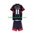 FC Bayern München Voetbalshirt Effenberg 11 1997 Retro Kleuters/Kids Thuis Tenue 1999 Korte Mouw