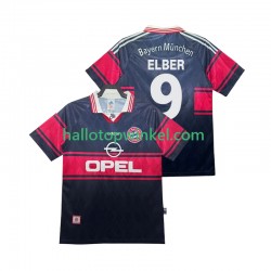 FC Bayern München Voetbalshirt Elber 9 1997 Retro Heren Thuis Tenue 1999 Korte Mouw