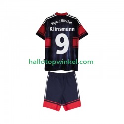 FC Bayern München Voetbalshirt Klinsmann 9 1997 Retro Kleuters/Kids Thuis Tenue 1999 Korte Mouw