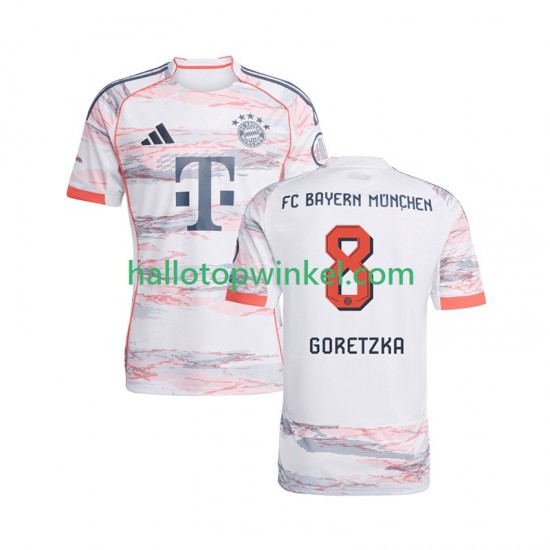 FC Bayern München Voetbalshirt Leon Goretzka 8 Heren Uit Tenue 2025-2026 Korte Mouw
