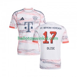 FC Bayern München Voetbalshirt Michael Olise 17 Heren Uit Tenue 2025-2026 Korte Mouw