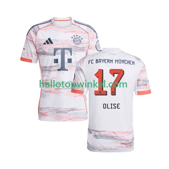 FC Bayern München Voetbalshirt Michael Olise 17 Heren Uit Tenue 2025-2026 Korte Mouw