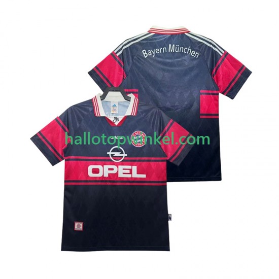 FC Bayern München Voetbalshirt 1997 Retro Heren Thuis Tenue 1999 Korte Mouw