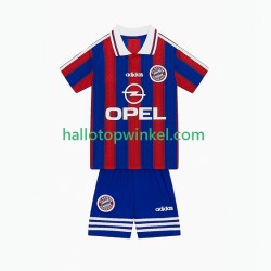 FC Bayern München Voetbalshirt 1995 1997 Retro Kleuters/Kids Thuis Tenue Korte Mouw