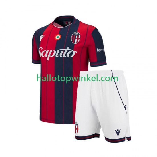 Voetbalshirt Bologna Kleuters/Kids Thuis Tenue 2025-2026 Korte Mouw
