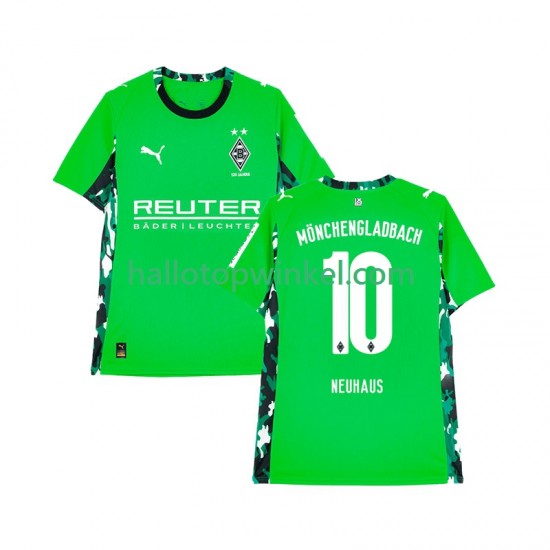 Rusland Voetbalshirt Bo Monchengladbach Florian Neuhaus 10 Heren Uit Tenue 2025-2026 Korte Mouw
