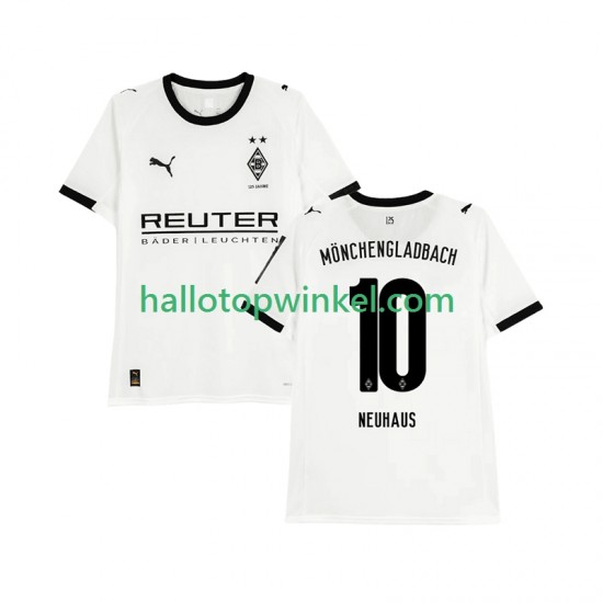 Rusland Voetbalshirt Bo Monchengladbach Florian Neuhaus 10 Heren Thuis Tenue 2025-2026 Korte Mouw