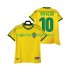 Brazilië Voetbalshirt RIVALDO 10 1998 Retro Heren Thuis Tenue Korte Mouw