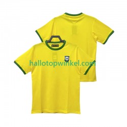 Brazilië Voetbalshirt 1970 Retro Heren Thuis Tenue Korte Mouw