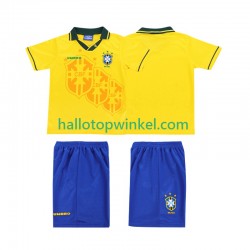 Brazilië Voetbalshirt Retro Kleuters/Kids Thuis Tenue 1994 Korte Mouw