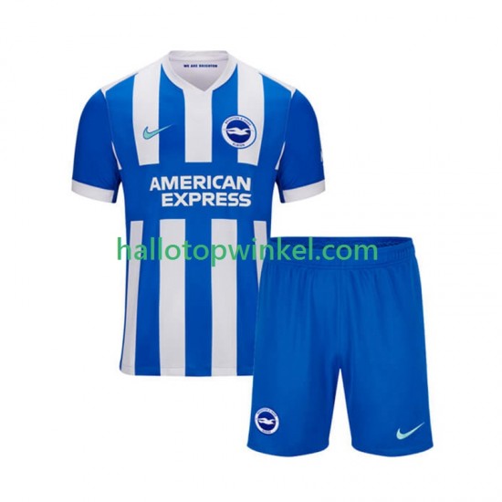 Brighton & Hove Albion Voetbalshirt Kleuters/Kids Thuis Tenue 2025-2026 Korte Mouw