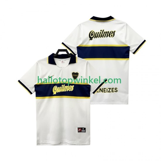 CA Boca Juniors Voetbalshirt 1997 1998 Retro Heren Uit Tenue Korte Mouw