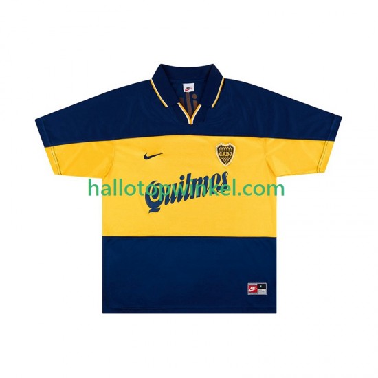 CA Boca Juniors Voetbalshirt 2000 Retro Heren Thuis Tenue 1999 Korte Mouw