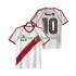 CA River Plate Voetbalshirt 10 1986 Retro Heren Thuis Tenue Korte Mouw