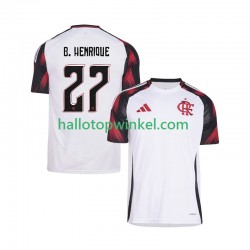 CR Flamengo Voetbalshirt Bruno Henrique 27 Heren Uit Tenue 2025-2026 Korte Mouw
