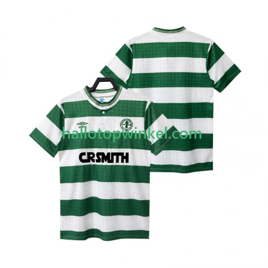 Celtic Voetbalshirt FC 1987 1988 Retro Heren Derde Tenue Korte Mouw