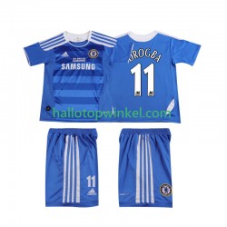 Chelsea Voetbalshirt DROGBA 11 2012 Retro Kleuters/Kids Thuis Tenue 2011 Korte Mouw