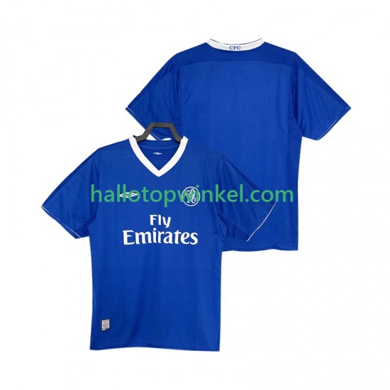 Chelsea Voetbalshirt 2003 2005 Retro Heren Thuis Tenue Korte Mouw