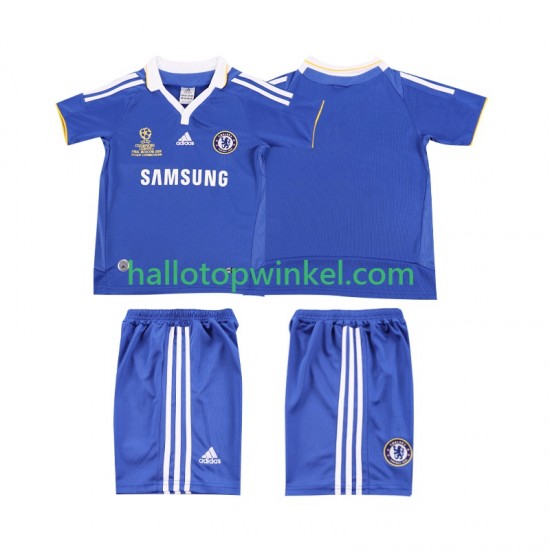 Chelsea Voetbalshirt 2007 Retro Kleuters/Kids Thuis Tenue 2008 Korte Mouw