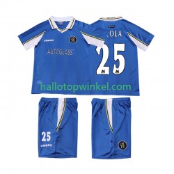 Chelsea Voetbalshirt ZOLA 25 1997 Retro Kleuters/Kids Thuis Tenue 1999 Korte Mouw