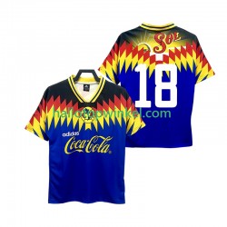 Club América Voetbalshirt 18 1995 Retro Heren Uit Tenue Korte Mouw