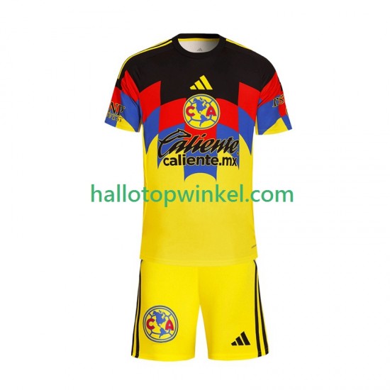 Club América Voetbalshirt Kleuters/Kids Thuis Tenue 2025-2026 Korte Mouw