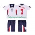 Engeland Voetbalshirt Beckham 7 1998 Retro Kleuters/Kids Thuis Tenue Korte Mouw
