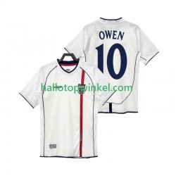 Engeland Voetbalshirt OWEN 10 2002 Retro Heren Thuis Tenue Korte Mouw