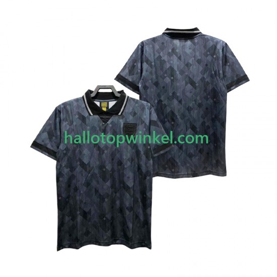 Engeland Voetbalshirt 1990 Retro Heren Uit Tenue Korte Mouw