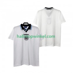 Engeland Voetbalshirt 1996 Retro Heren Thuis Tenue Korte Mouw