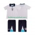 Engeland Voetbalshirt 1996 Retro Kleuters/Kids Thuis Tenue Korte Mouw