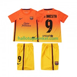 FC Barcelona Voetbalshirt A INIESTA 9 2012 2013 Retro Kleuters/Kids Uit Tenue Korte Mouw