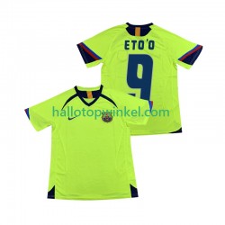 FC Barcelona Voetbalshirt ETOO 9 2005 Retro Heren Uit Tenue 2006 Korte Mouw
