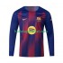 FC Barcelona Voetbalshirt Heren Thuis Tenue 2025-2026 Lange Mouw