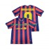 FC Barcelona Voetbalshirt Ibrahimović 9 2009 Retro Heren Thuis Tenue 2010 Korte Mouw