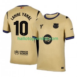 FC Barcelona Voetbalshirt Lamine Yamal 10 UCL Heren Uit Tenue 2025-2026 Korte Mouw