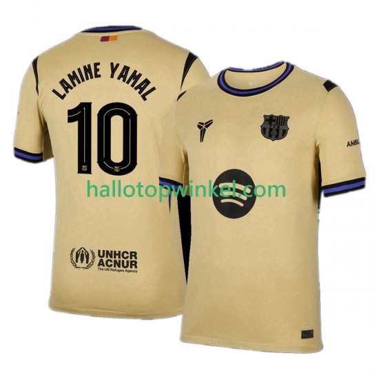 FC Barcelona Voetbalshirt Lamine Yamal 10 UCL Heren Uit Tenue 2025-2026 Korte Mouw