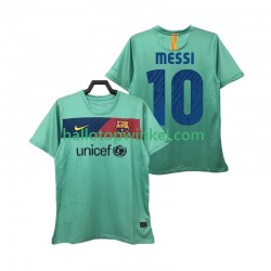 FC Barcelona Voetbalshirt Lionel Messi 10 Retro Heren Uit Tenue 2011 2010 Korte Mouw