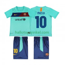 FC Barcelona Voetbalshirt Lionel Messi 10 Retro Kleuters/Kids Uit Tenue 2011 2010 Korte Mouw