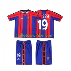 FC Barcelona Voetbalshirt Lionel Messi 19 1997 1998 Retro Kleuters/Kids Thuis Tenue Korte Mouw
