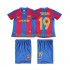 FC Barcelona Voetbalshirt Lionel Messi 19 2007 Retro Kleuters/Kids Thuis Tenue 2008 Korte Mouw
